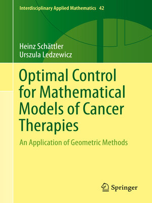 cover image of Optimal Control for Mathematical Models of Cancer Therapies